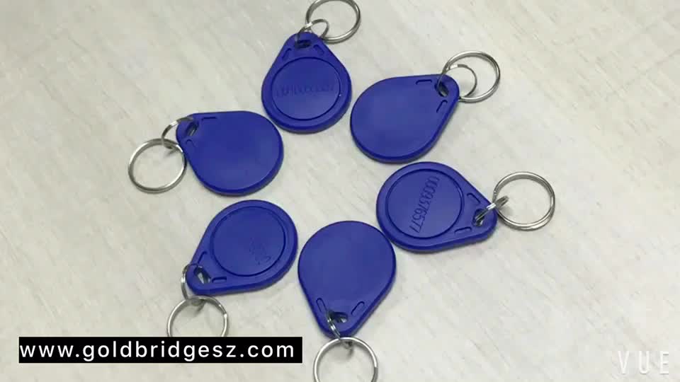 Access Control Abs Key Tags Waterproof Epoxy Leather Rfid Keyfob Em ...