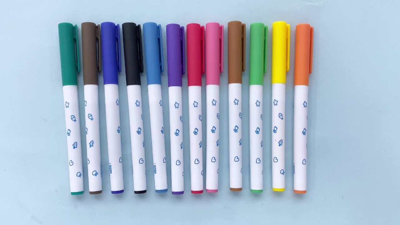 12 Colors Magical Water Floating Painting Pen Whiteboard Markers
