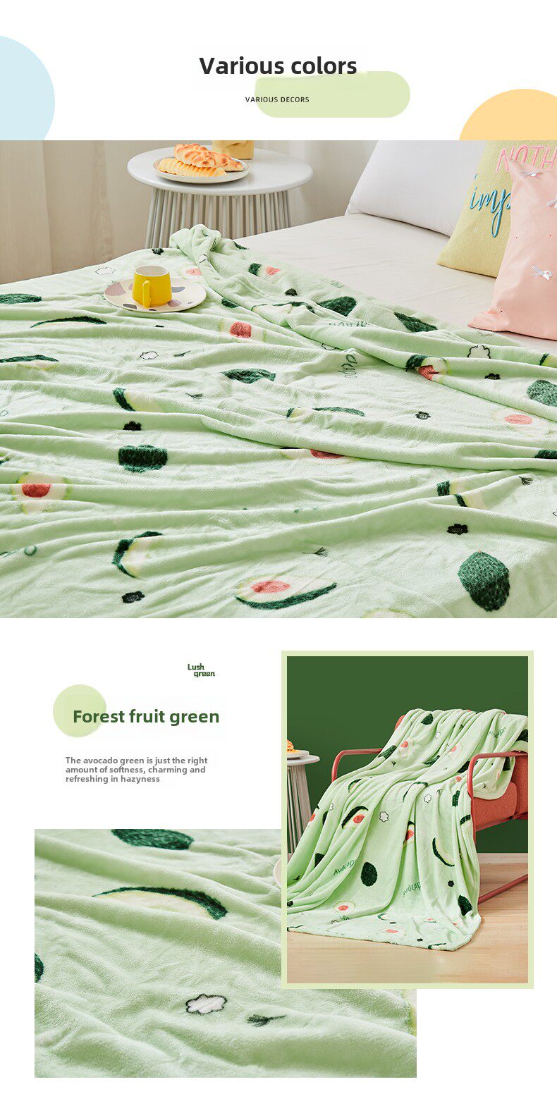 Плед 梦洁法兰绒毛毯空调毯家用珊瑚绒毯子床单夏天午睡毯宿舍冬季盖毯