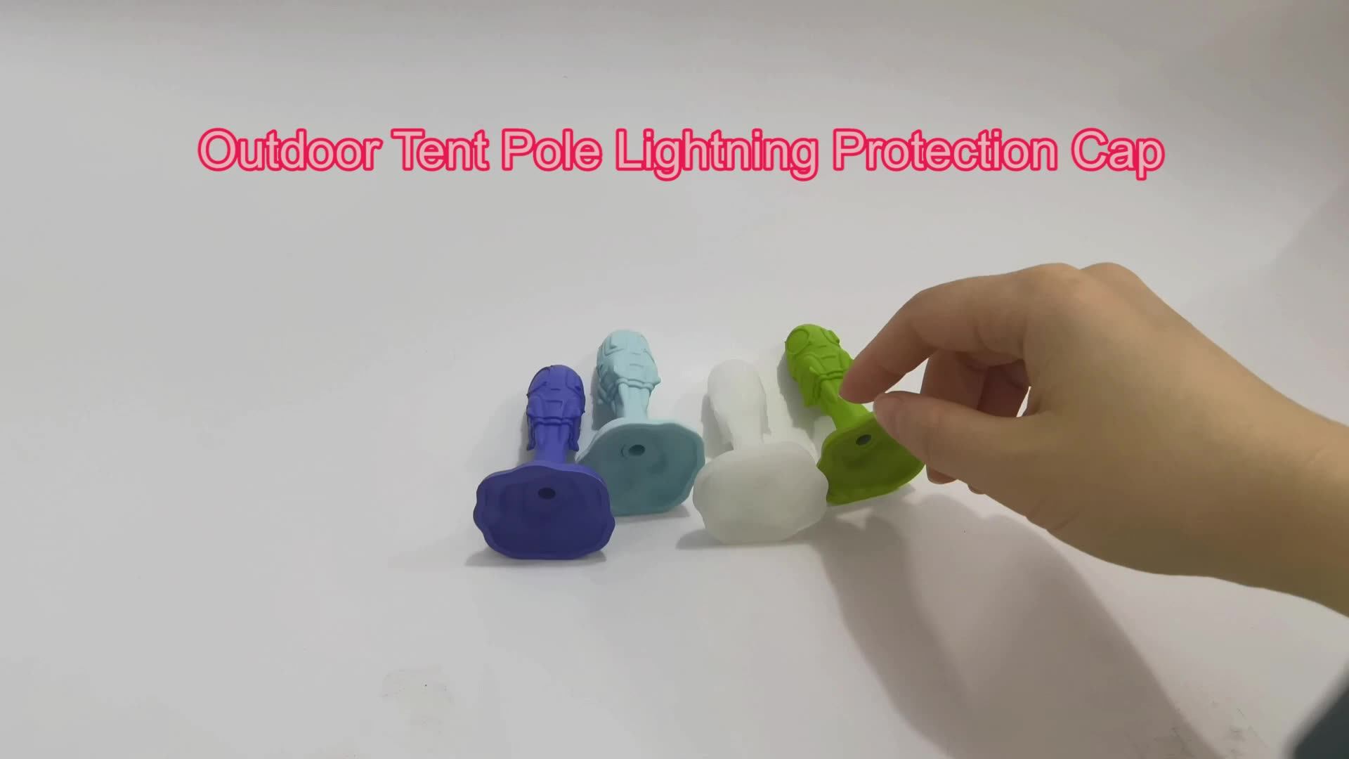 Lightning Protection Pole Top Cap Tpr Rubber Insulation Cap Awning Rod