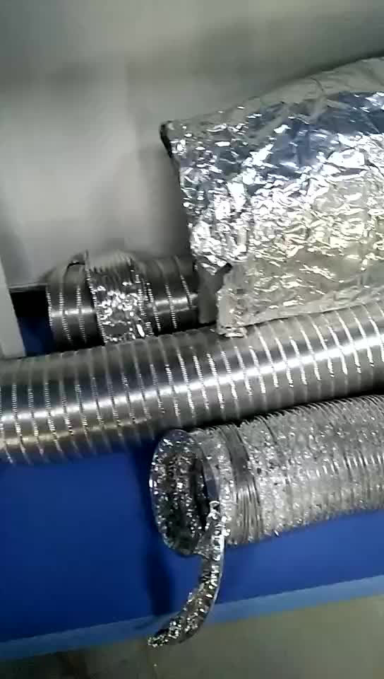 Hvac Air Conditioner Ventilation Pvc Spiral Flexible Air Duct Pipe