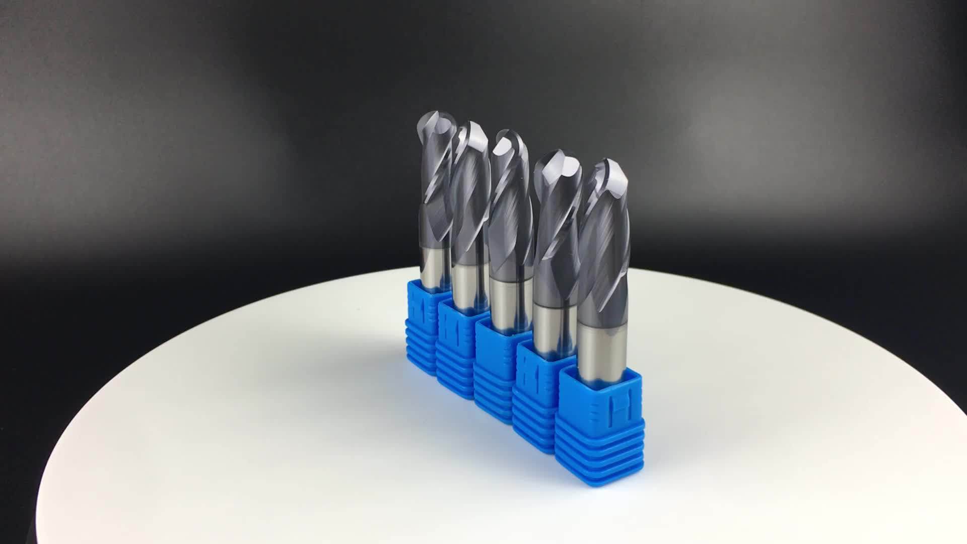 Bfl Ball End Mill Solid Carbide End Mills For Milling Machines Freze