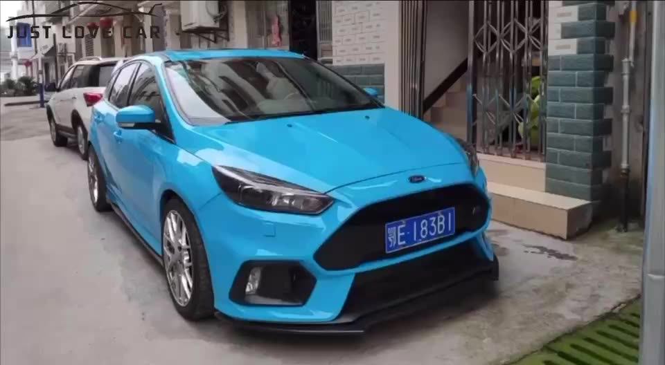 For Ford Focus Hatchback Car Body Kit Rs Type Front Rear Bumper Side