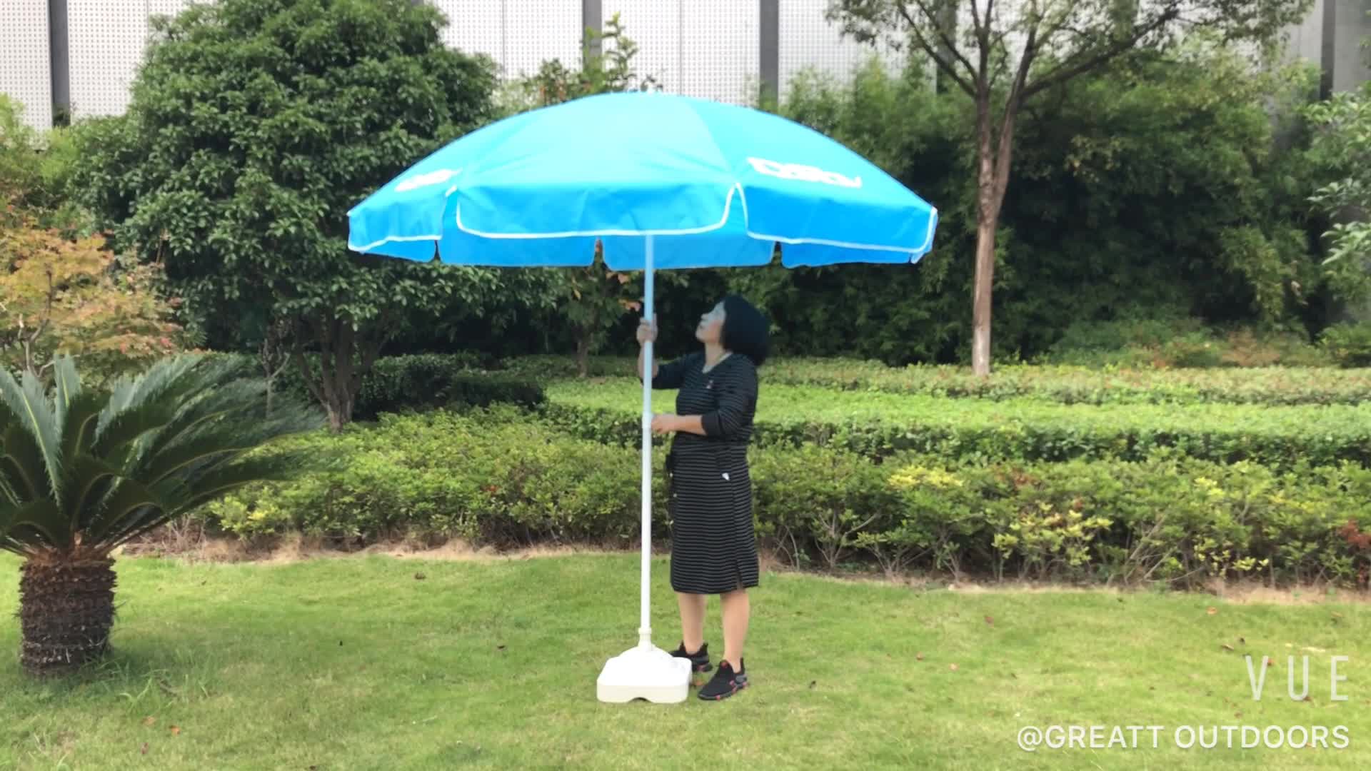 Outdoor 180cm Advertising Top Quality Rip Curl Wholesale Beach Umbrella