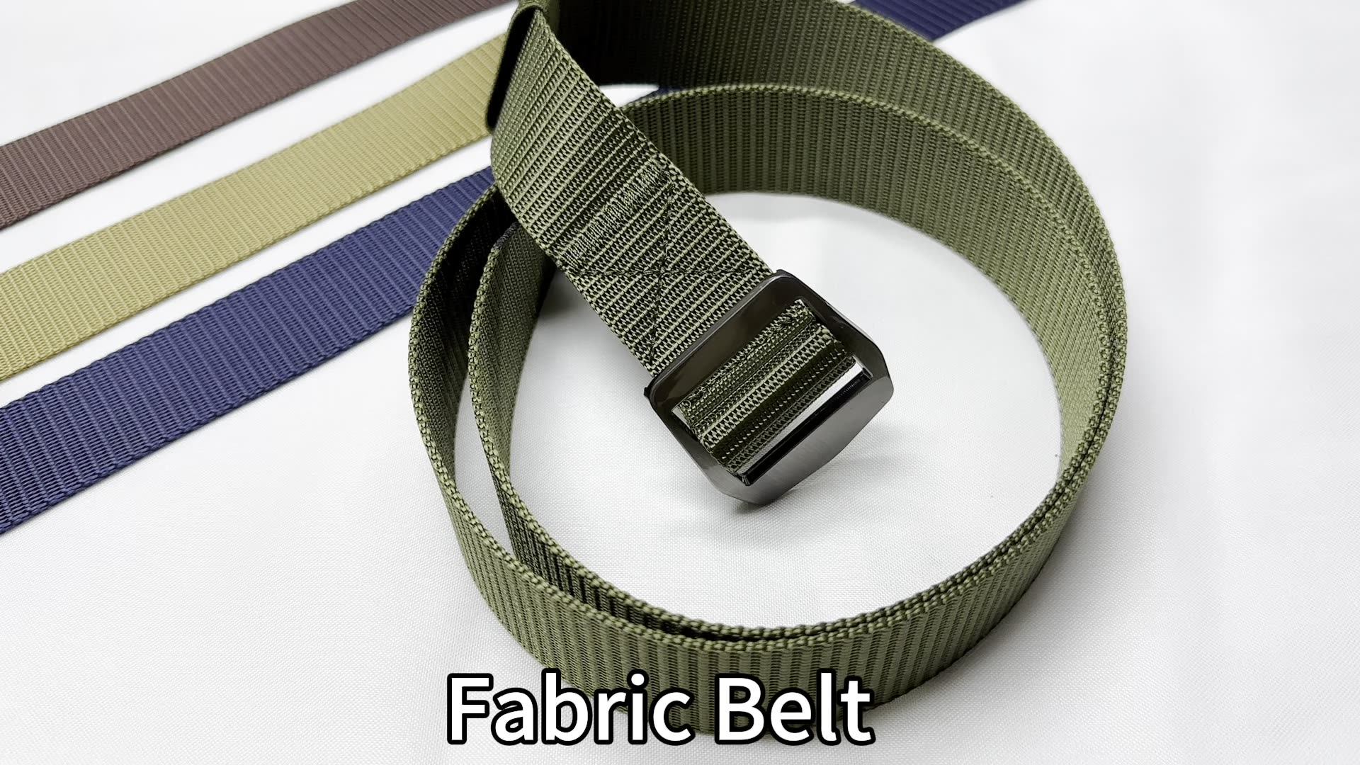 Shop Our New Trend Casual Metal Slide Buckle Canvas Belt