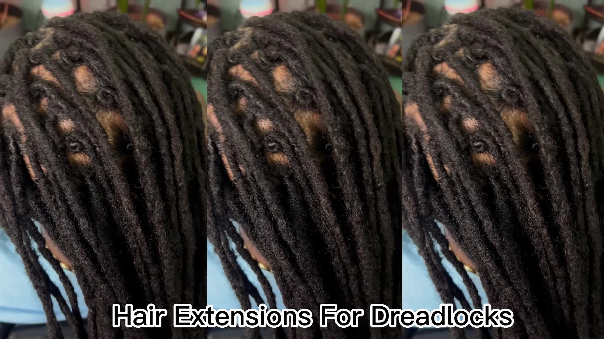 Human Hair Dreadlocks Extensions Loc Bulk Dread Lock Human Hair