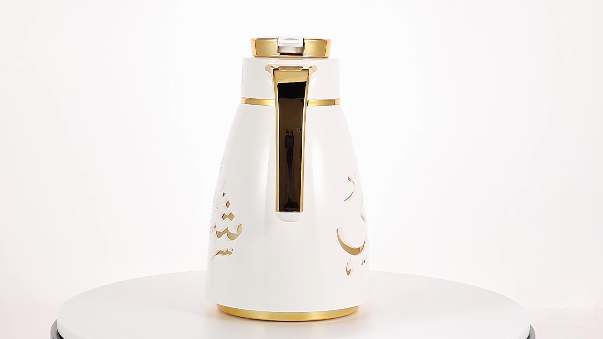 1000ml Dallah Thermos Gold Coating Coffee Pot Luxury Insulation Flask