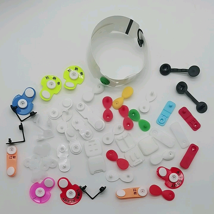 Medical Vinyl Pvc Wristbands Plastic Snap Toggle Buy Plastic Snap