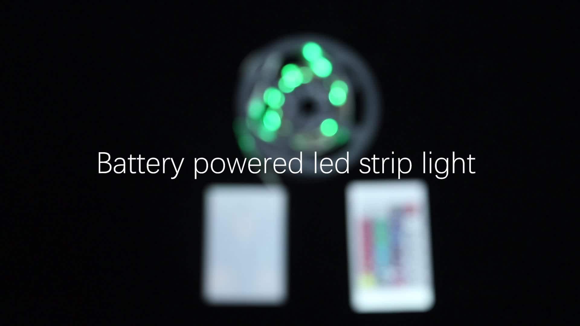 Fast Delivery 5050led Strip Lights Battery Powered Rgb Waterproof Led