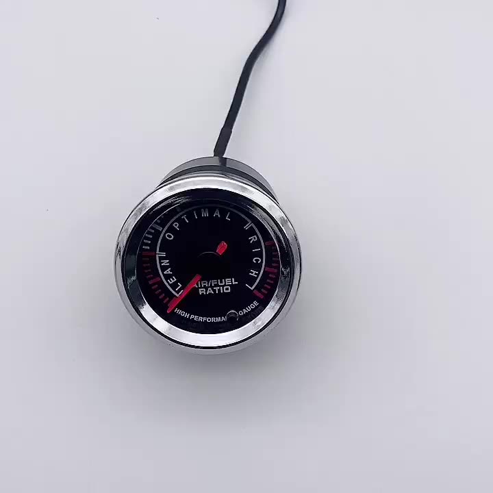 Shkalacar Air/Fuel Ratio Gauge 52mm - 2-in-1 Digital Meter With O2 Sensor For Car Modification