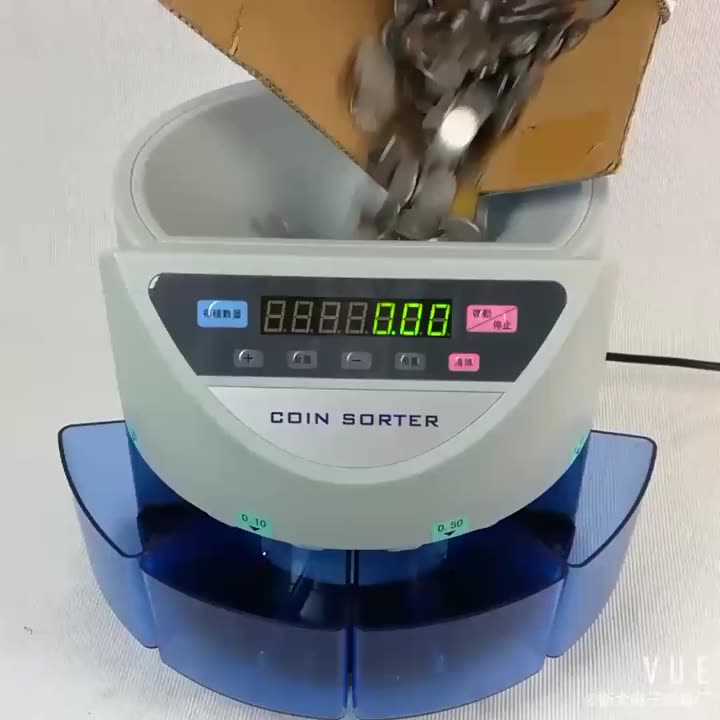 震惊！这台硬币清分机竟得以秒分所有球10国货币，效可直接起飞
