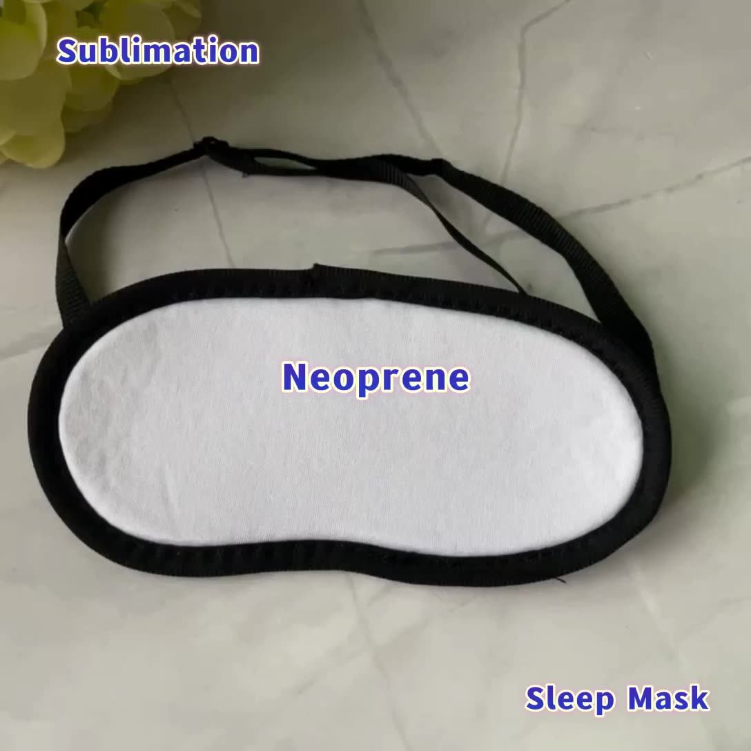 Luxury Beautiful Soft Silk Satin Sublimation Blank Handmade Sleep Eye