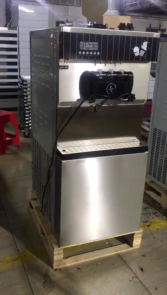 Italian Ice Cream Machine 3 Nozzles 2021 New Automatic Ice Cream