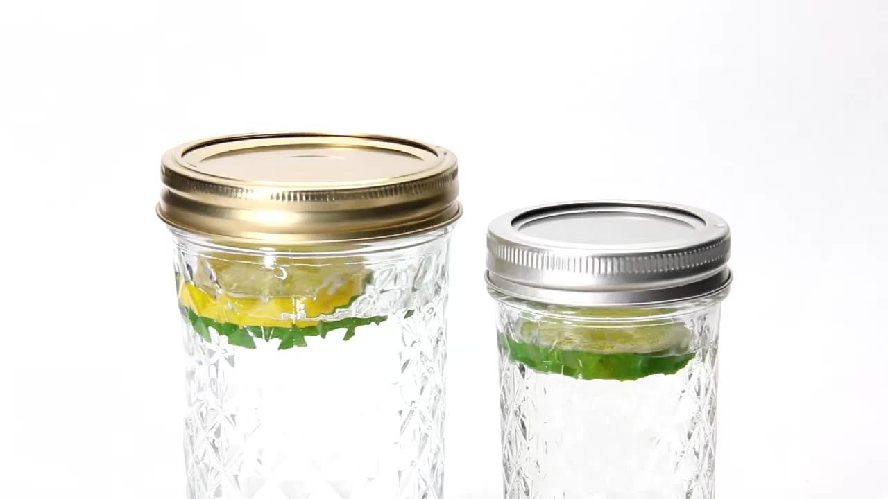 Chinese Manufacturers 70 Mm Regular Mouth Silver 304 Stainless Steel Mason Jar Canning Screw