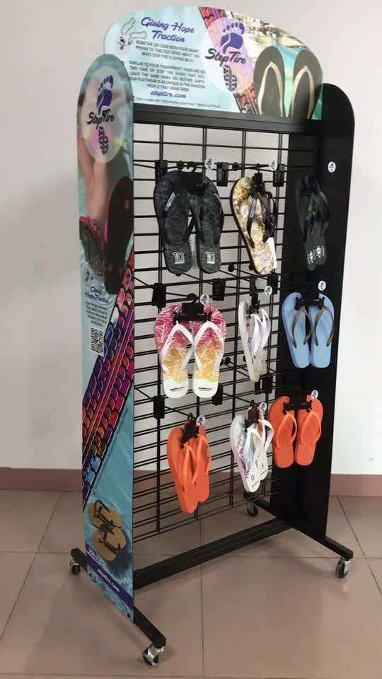 New Coming Custom Beautiful Graphic Printing Metal Material Flip Flops