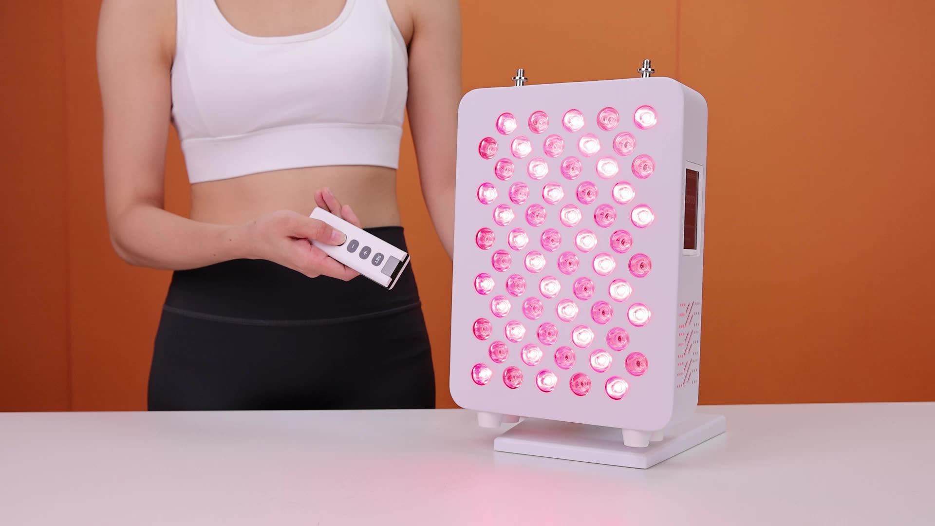 Touch Screen Red Light Therapy Lamp 5 Waavelength Red Nir Pulse Red