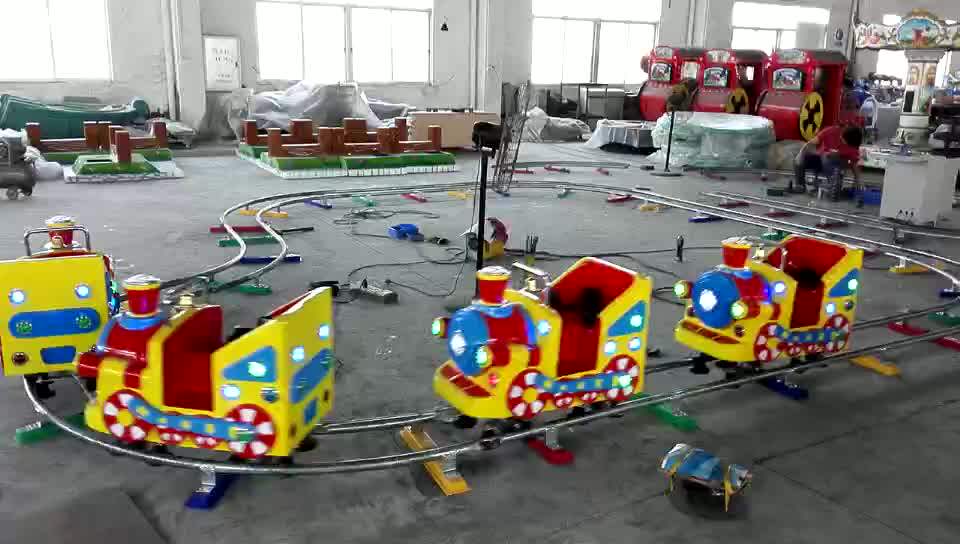 Happy Train Kids Ride On Train With Tracks Park Rides Electric Car