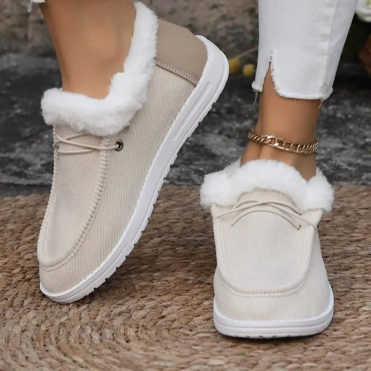 European and American foreign trade large size velvet flat low-top…