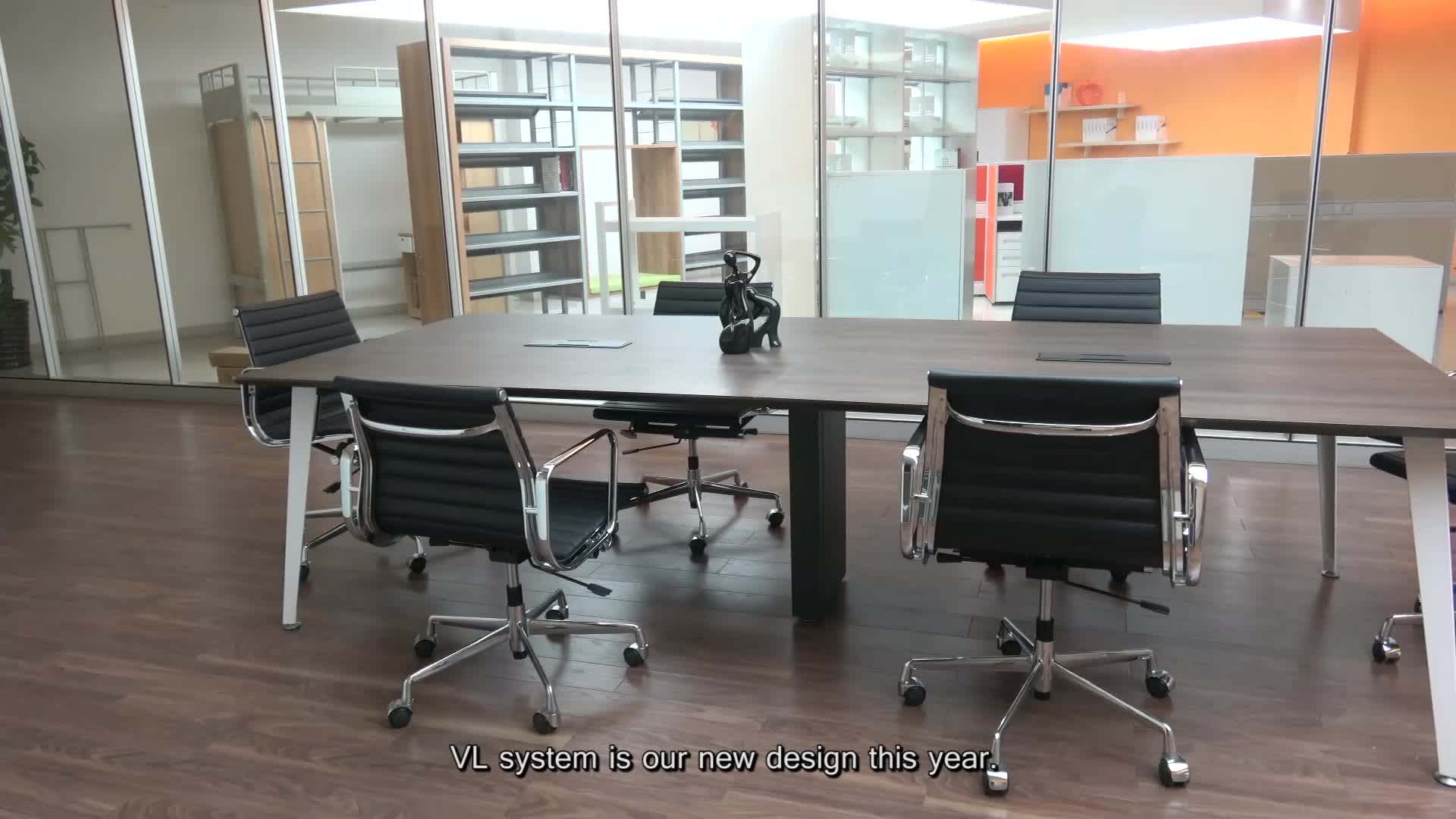 Modern High Top Meeting Table Wood Conference Table For Meeting Room