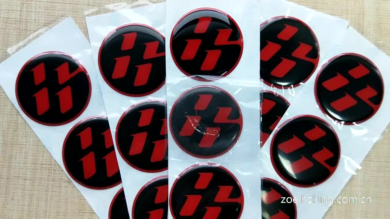 Custom Polyurethane Over Label Urethane 3d Decal Epoxy Pu Resin Domed