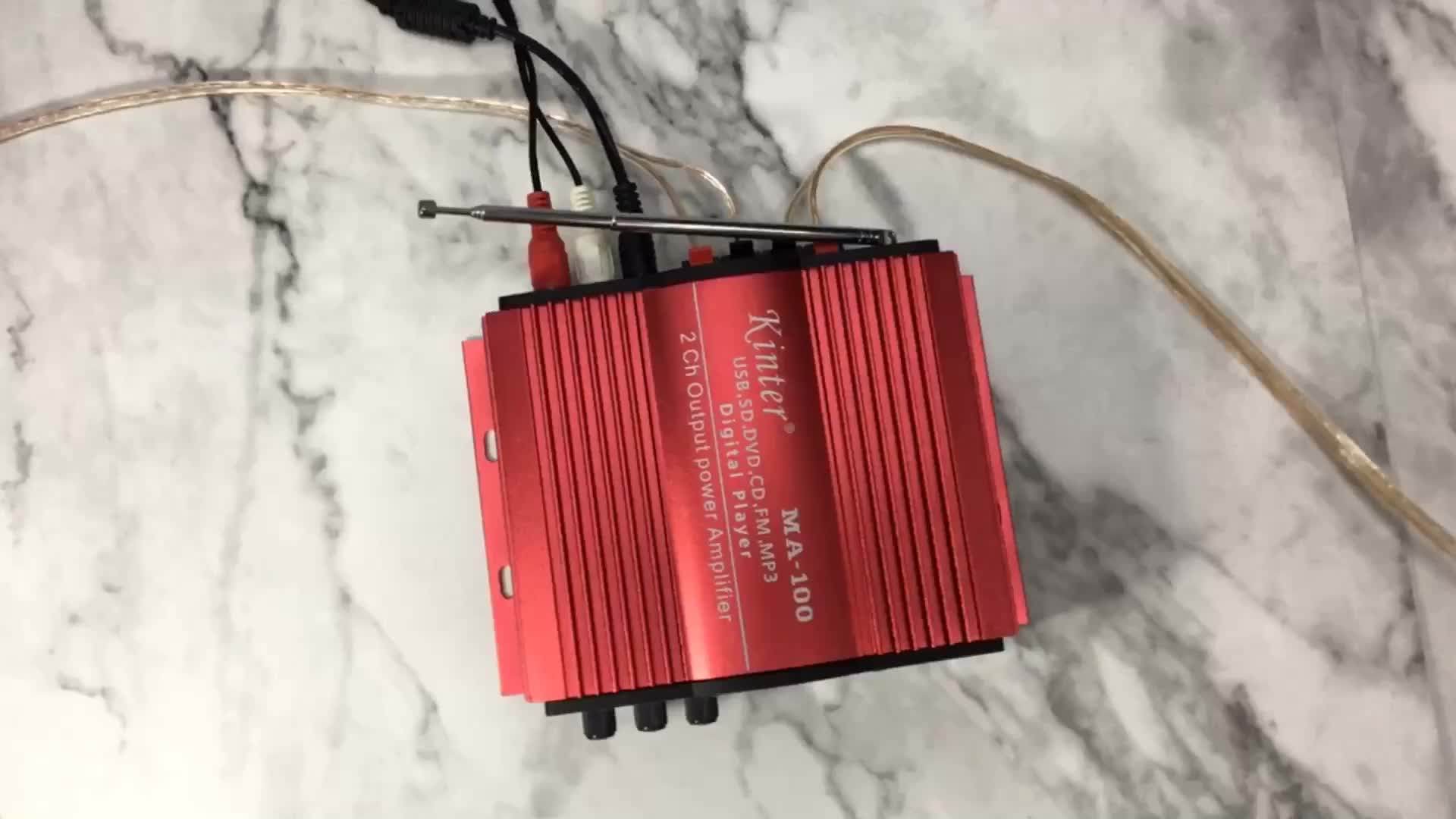 Kinter Ma100 2ch 12v Mini Car Amplifier Class Ab Buy Class Ab