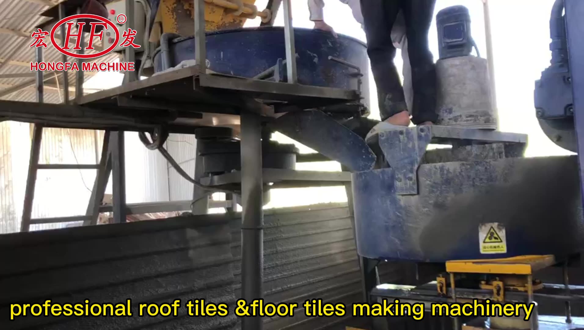 Small Scale Manual Concrete Cement Roof Tile Making Machine Price Tiles