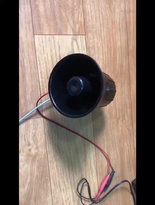 12V15W monitoring speaker Outdoor waterproof small tweeter camera external broadcast loudspeaker horn speaker