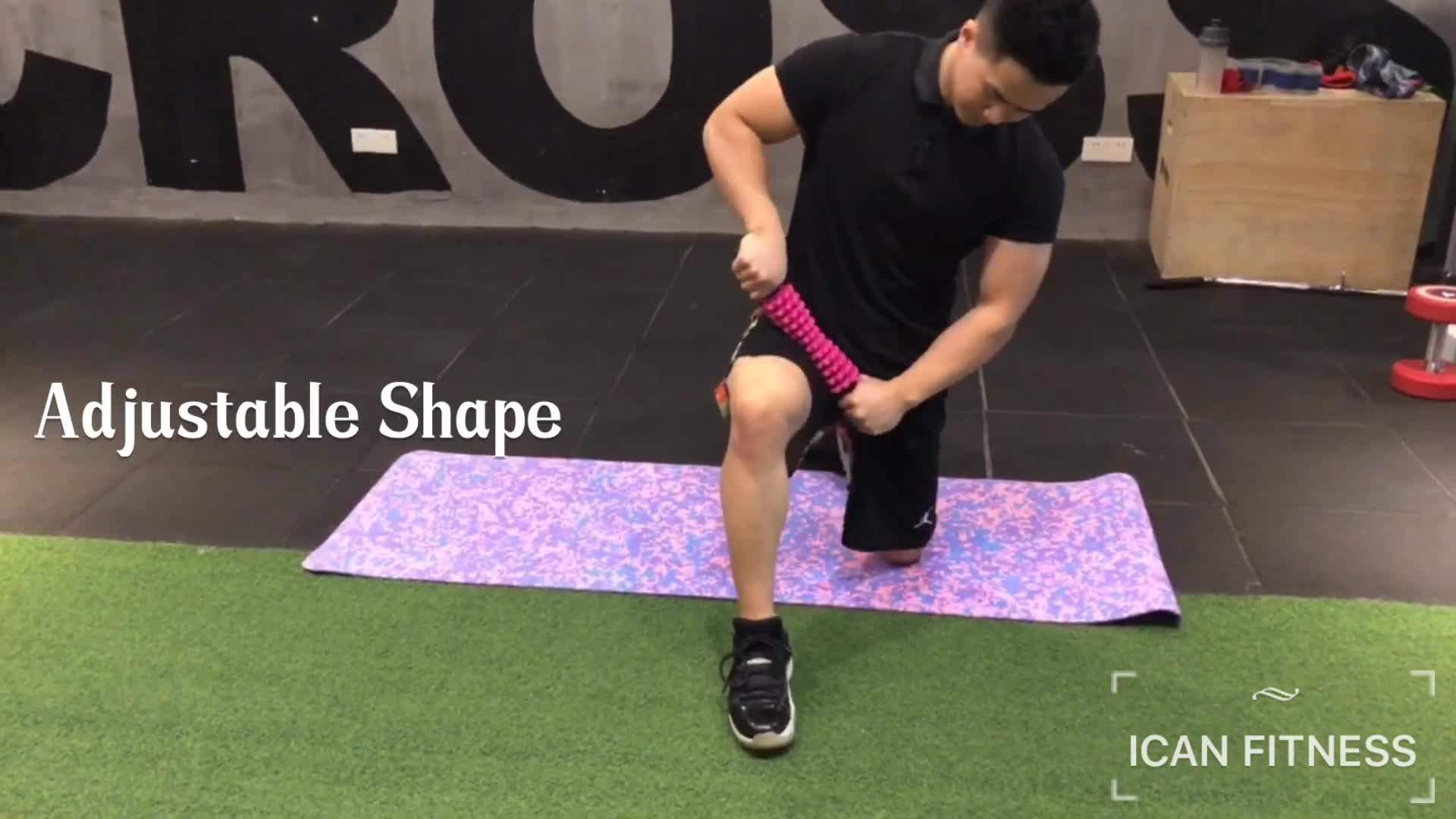 New Design Back Leg Calf Muscle Release Rubber Massage Stick Roller Buy Rubber Massage Stick