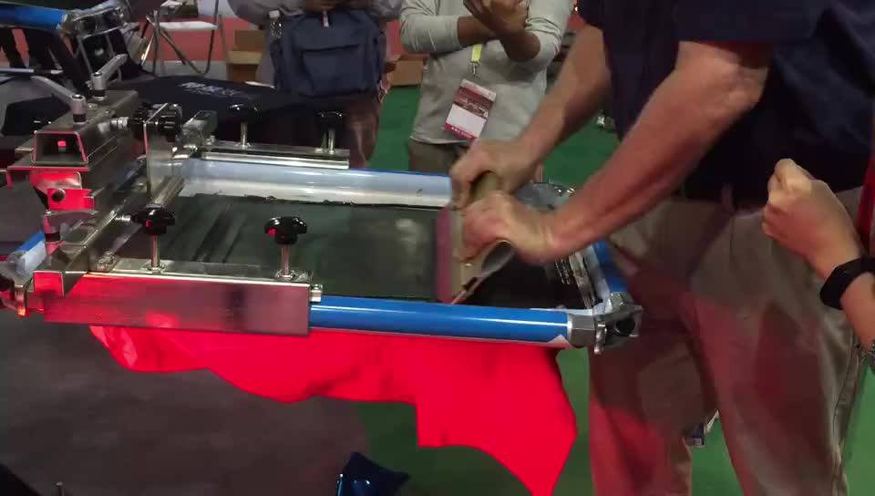 Heavy Duty Automatic/manual Tshirt Screen Printer/rotary Silk 6 Color