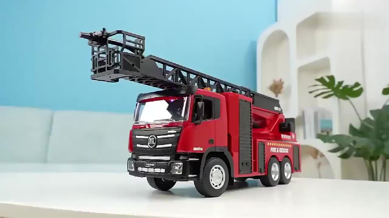 1/18scale RC Fire Truck - High Quality & Fun Engineering Toy