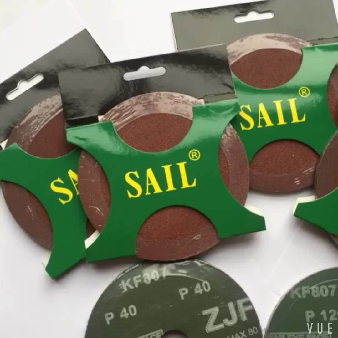 Aluminum Oxide/silicon Carbide Fiber Disc Kf807 For Metal Grinding