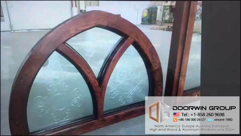 Doorwin arch windows-Arched wood window circular window