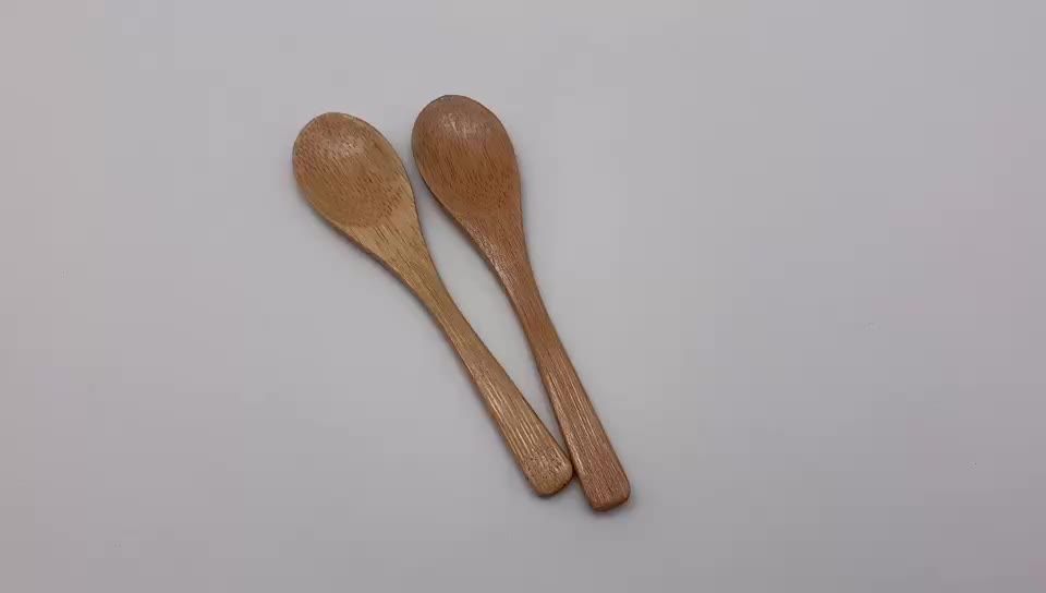 Nature Bamboo Spoon Small Bamboo Spoon Mini Bamboo Tea Spoon With