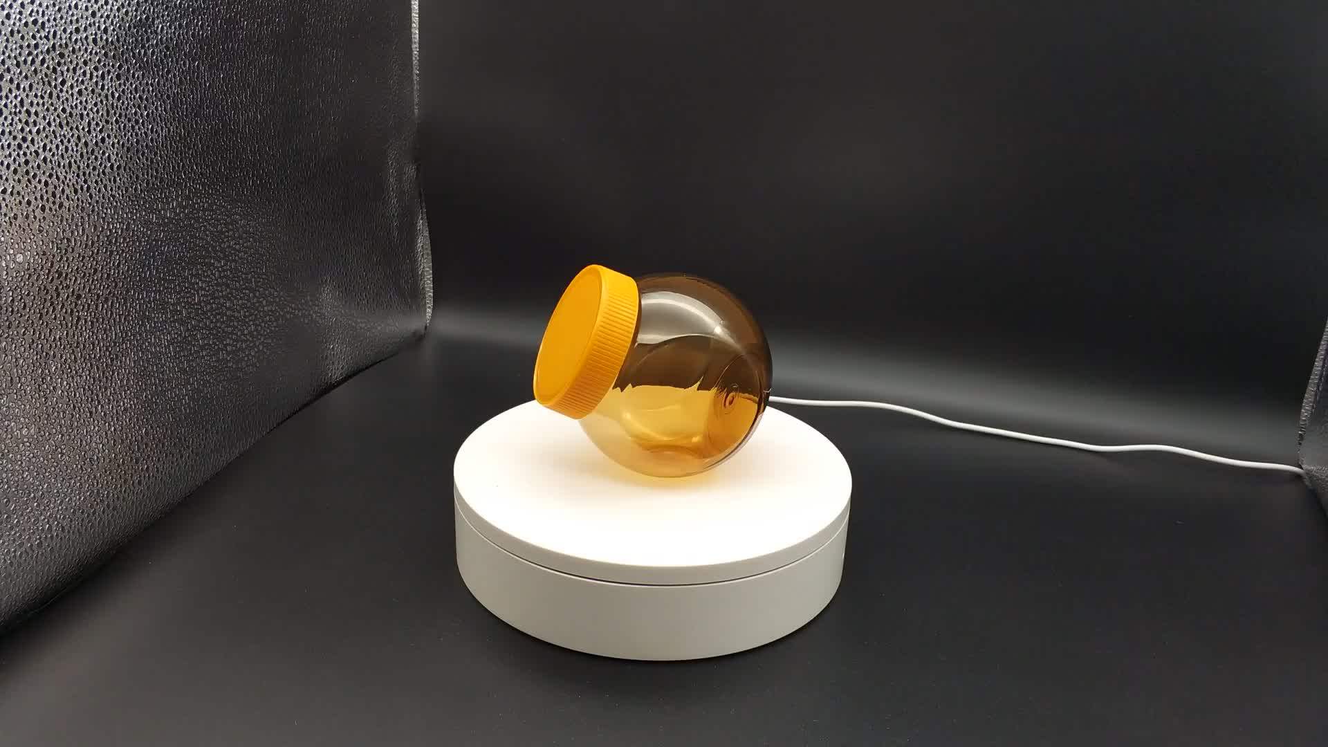 Ball Shape Plastic Container,Plastic Pet Food Jar,Pet 500ml Bottles