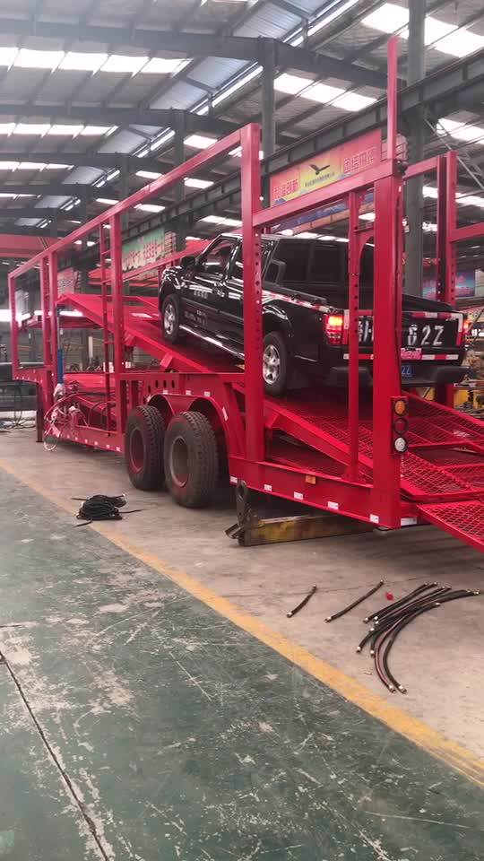 Customized Car Carrier Truck Trailer/ 5 Car Carrier Trailers For Sale