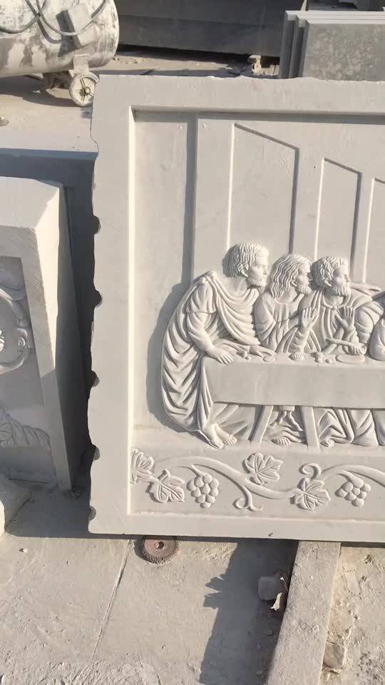 Wholesales Custom Design Wall Stone Sculpture Marble Stone Relief