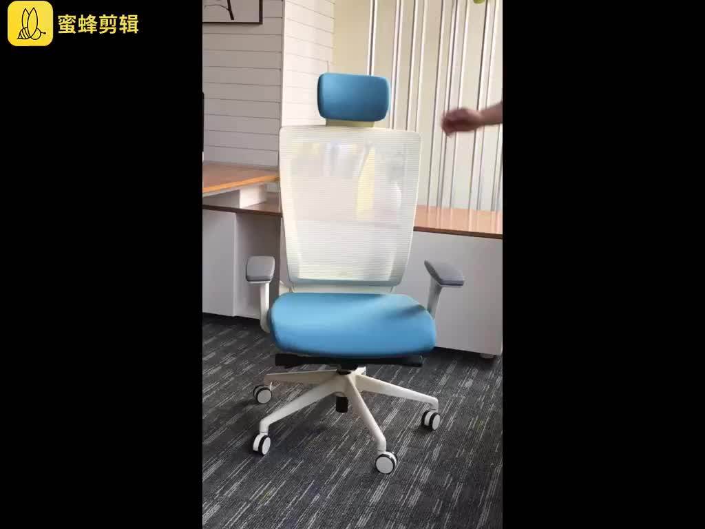 Kingmay Adjustable Lumbar Support Knob And Tilt Angle High Back