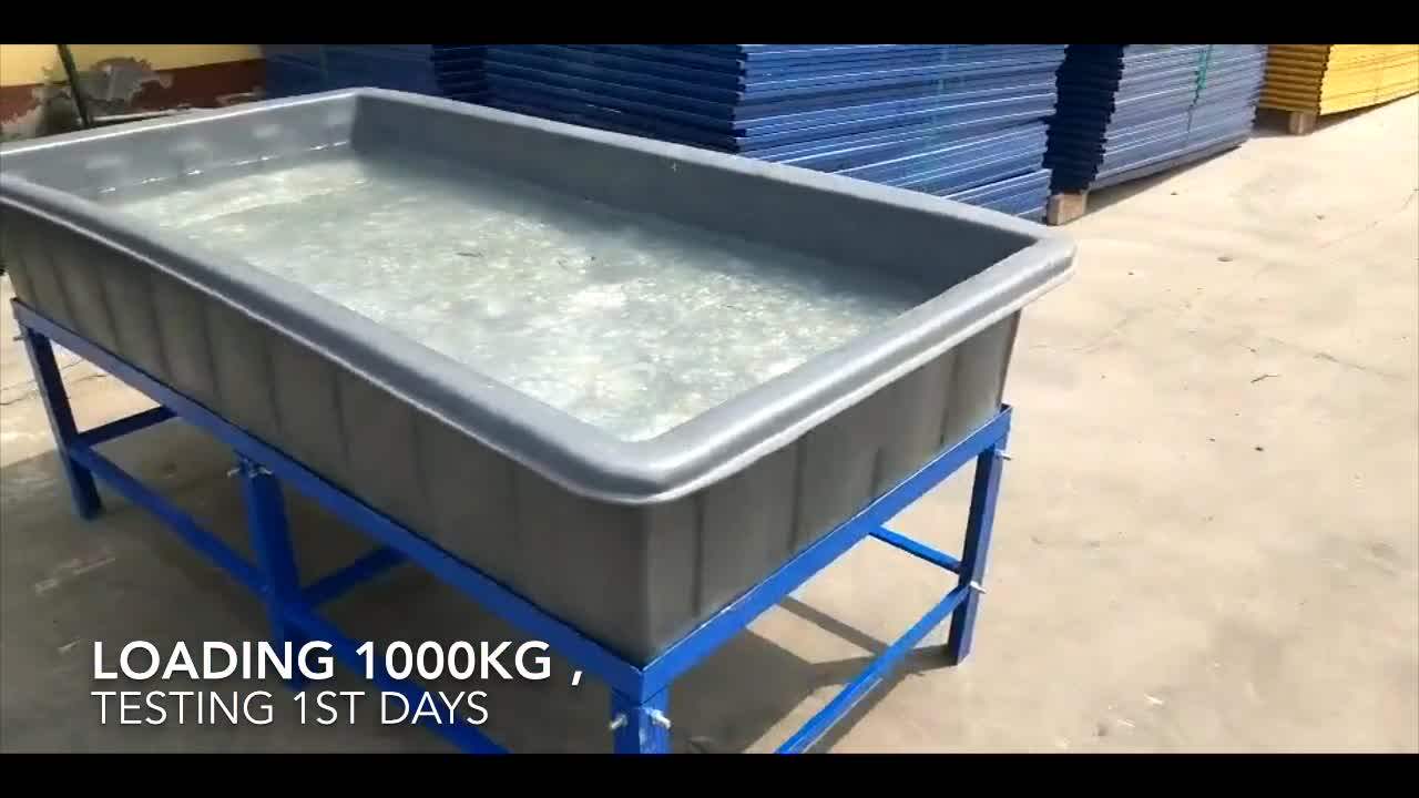 500liter Rotomolding Food Grade Rectangular Poly Aquaponics Grow Beds