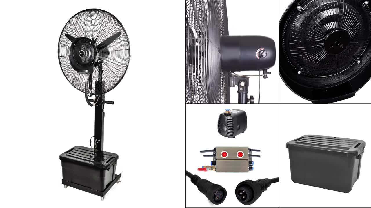 Pf 26 30 " Inch Oem Outdoor Water Misting Mist Fan Buy Mist Fan