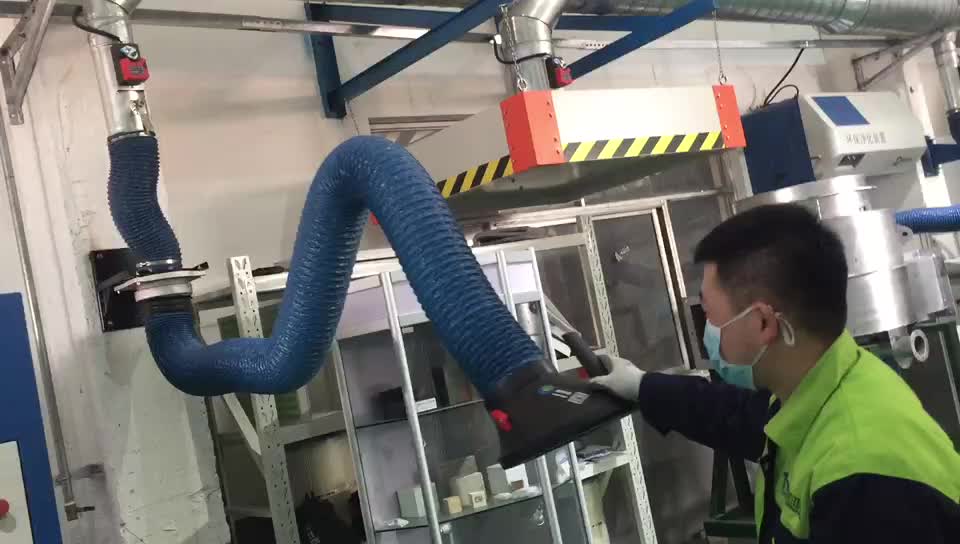 High Temperature Resistant Flexible Welding Fume Arm/aspirator Exhaust