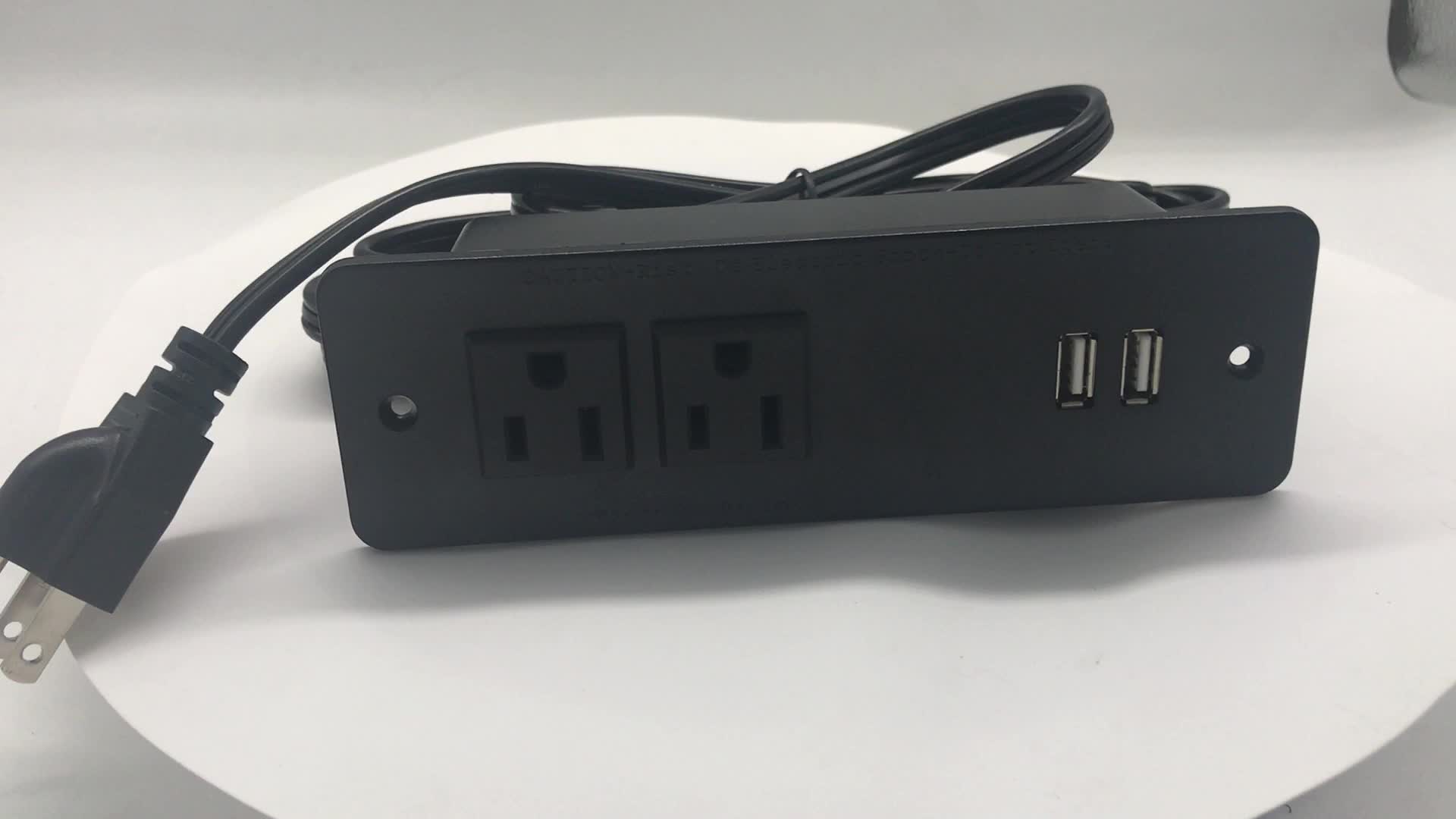 Hot Sale Flush Type Mounted Electrical Furniture Wall Mount Outlets