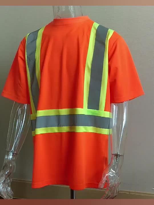Glory Safety Orange Shirt Hi Vis Safety Reflector Shirt Buy Safety Orange Shirt,Reflective T