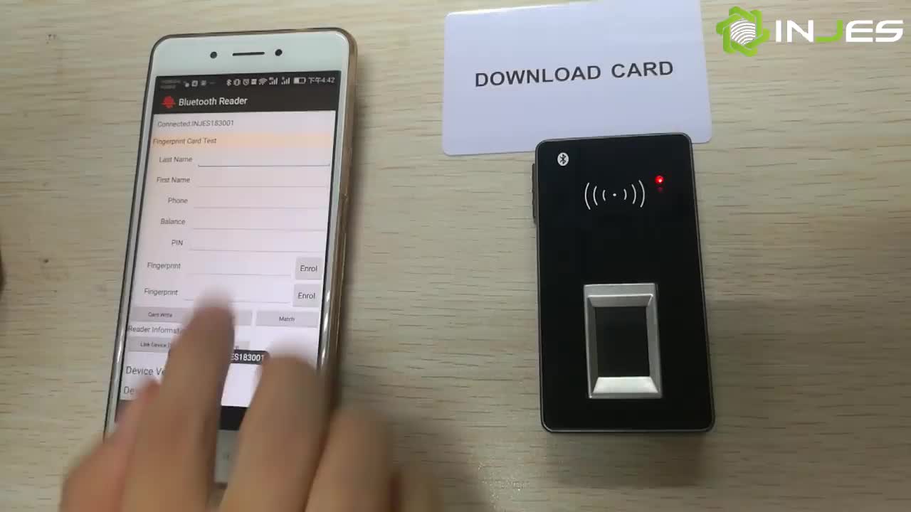 Free Sdk Wireless Big Sensor Read Write Nfc Card Biometric Fingerprint