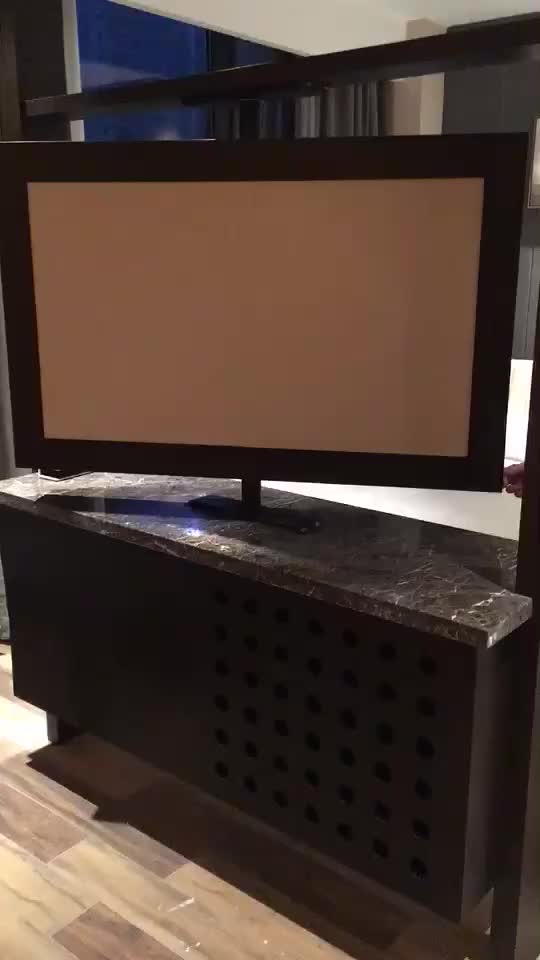 360 Degree Rotating Tv Stand Hidden Base Manual Rotating Swivel Tv