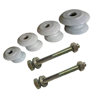 Porcelain pot electrician magnetic bottle power pole low pressure magnetic pot power supply equipment accessories butterfly insulator angle iron bracket