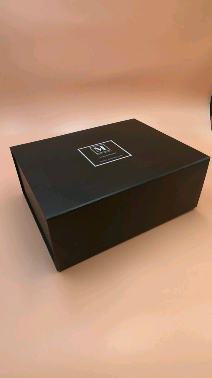 Luxury Apparel Packaging Black Paper Fold Box Buy Luxury