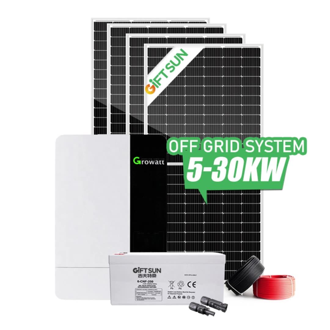 Complete Solar System Kits 5kw 10kw 15kw 20kw 30kw Off Grid Solar