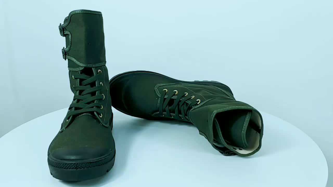 Factory Direct Custom Canvas Outdoor Training Antislip Men Safety