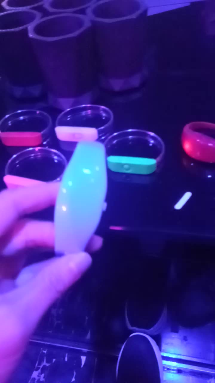 Sound Activated Led Wristband Flashing Led Bracelet - Buy Big Concert