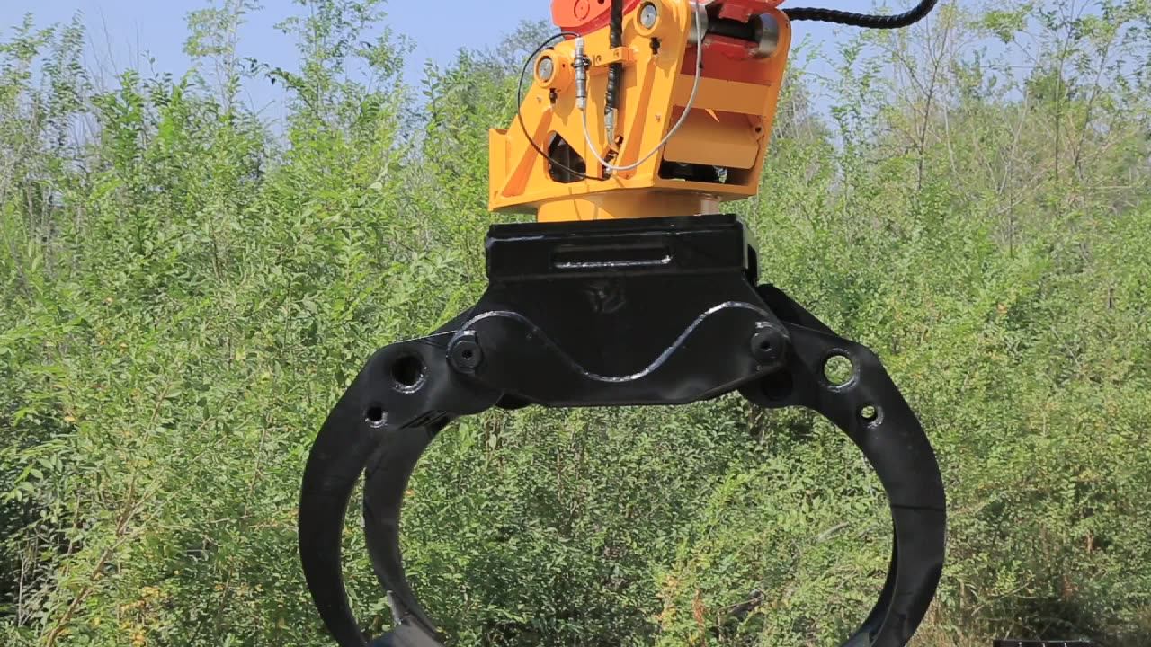 Excavator Hydraulic 360 Rotating Demolition Sorting Grab Digger Grapple